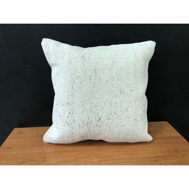 Decorative White Cushion Cover, 1960s For Sale - Image 6 of 6