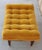1960s Vintage Mid Century Orange Tufted Ottoman for Castro Convertibles Arden Chair For Sale - Image 5 of 7