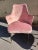 Set of Pink Armchairs, 1950s For Sale - Image 3 of 5
