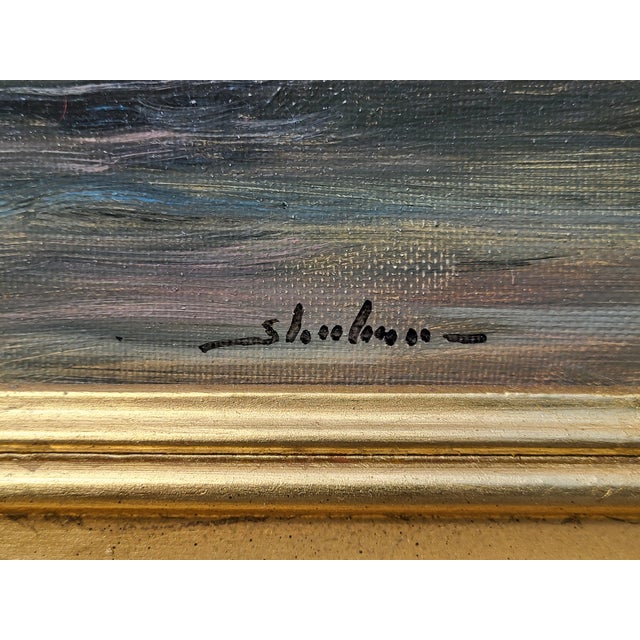 Dennis Sheehan “Shore Stroll, Evening” Original Tonalist Coastal Oil Painting For Sale In Boston - Image 6 of 14