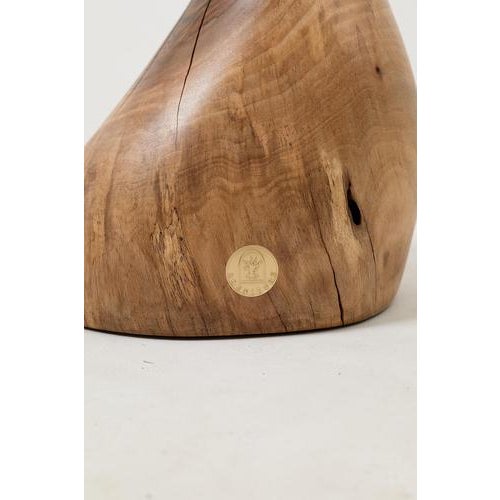 Sculptural Side Table in Walnut by Logniture For Sale - Image 6 of 17