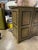 Italian 19th c brass cabinet from Torino, Italy with two doors and four drawers inside. 28”l x 16”w x 33”h 47-109