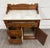 Victorian Antique Victorian Eastlake Style Walnut Marble Top Cabinet Commode Washstand For Sale - Image 3 of 12