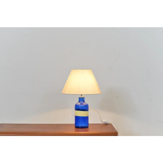 Glass Italian Table Lamp by Fulvio Bianconi for Venini, 1950s For Sale - Image 7 of 7