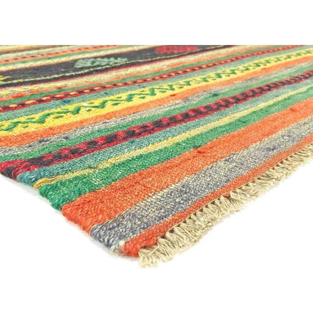 Traditional 1960s Turkish Kilim For Sale - Image 3 of 4