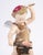 19th-century meissen porcelain sculpture depicting a blacksmith of love. 19th-century sculpture from the napoleon iii era,...