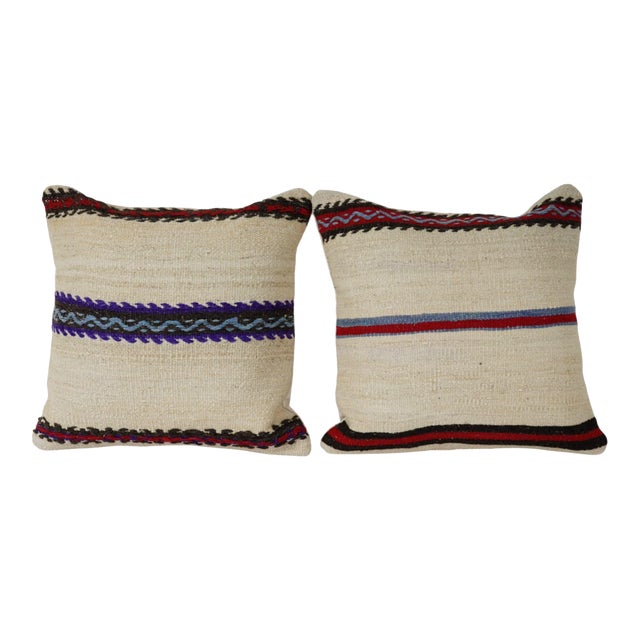 Turkish Kilim Pillow - A Pair For Sale