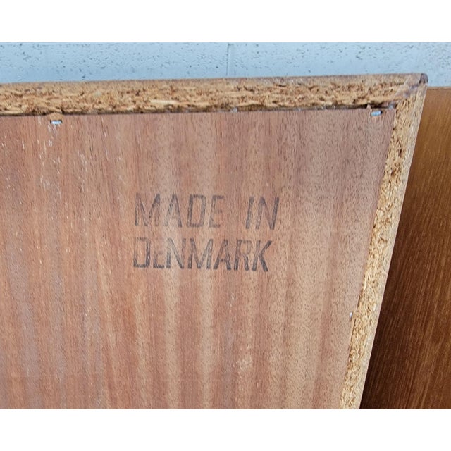 Teak Danish Modern Nightstands - A Pair For Sale - Image 12 of 17