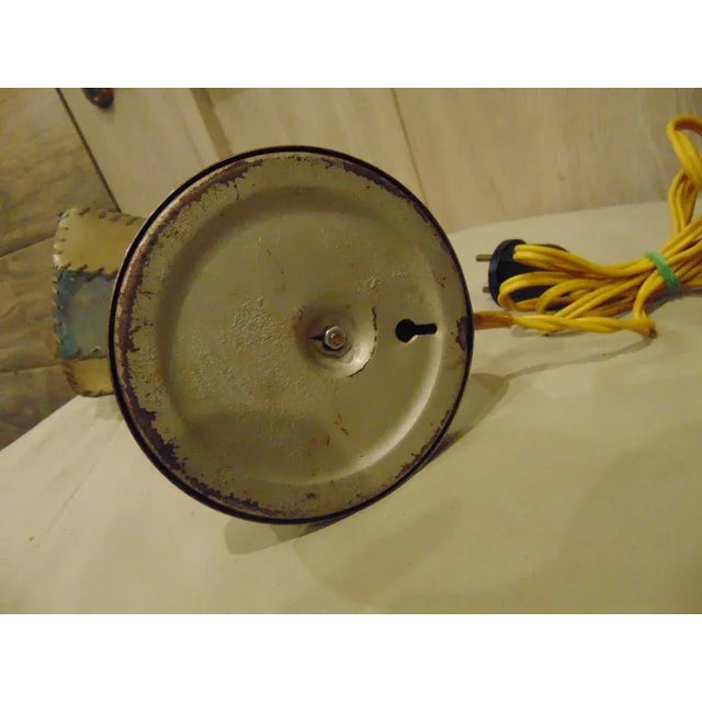 Metal Art Deco Nickel Table Lamp, 1940s-50s For Sale - Image 7 of 9