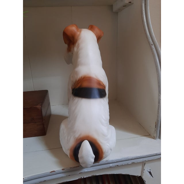Fox Terrier Porcelain Dog Figurine XXL Japan For Sale - Image 9 of 9