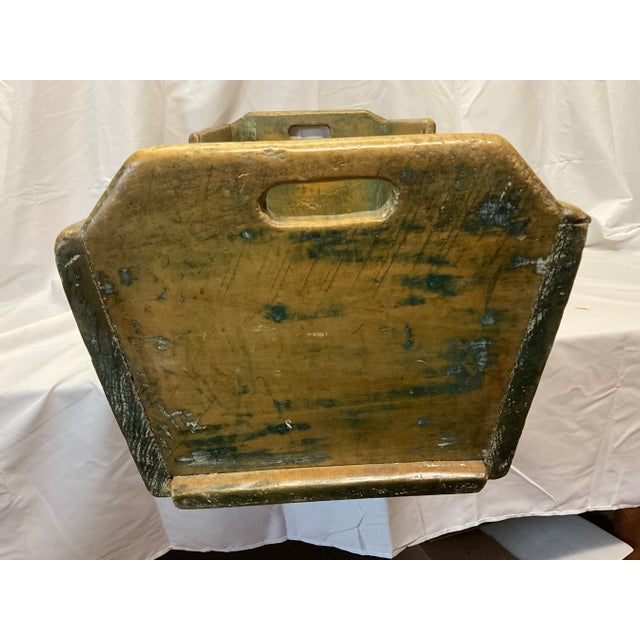 Late 18th Century Antique Primitive Wooden Box Bin Storage For Sale - Image 5 of 8