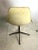 For sale is this vintage chair that is made out of fiberglass with a metal base.