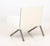 B&B Italia B&b Italia "Theo 3d" White Leather Lounge Chair For Sale - Image 4 of 5