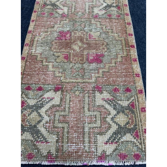 Contemporary Turkish Yastik Rug 1'8" x 2'9" For Sale - Image 3 of 5