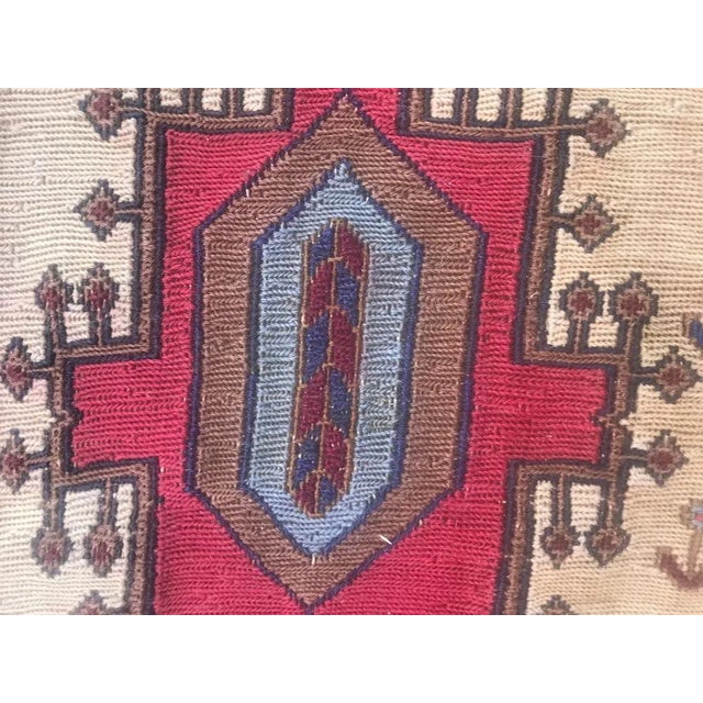 Vintage Sumak Shahsavand Flat Rug For Sale - Image 9 of 11
