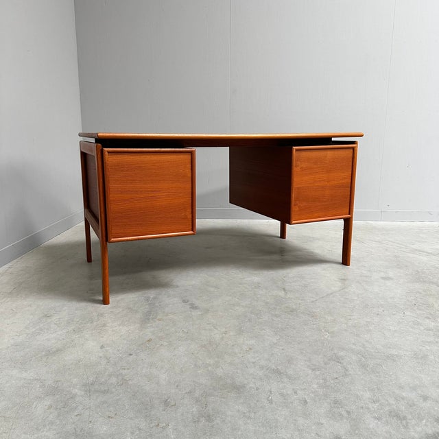 Vintage Danish Desk in Teak by GV Gasvig for GV Møbler, 1960s For Sale - Image 9 of 12