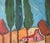 Expressionism Belgian Barn by the River - Expressionist Landscape Original Oil on Canvas by Gloria Takla For Sale - Image 3 of 11