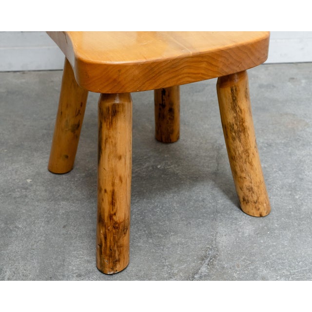 Brutalist Chairs in Elm, 1950, Set of 6 For Sale - Image 9 of 11