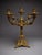 Antique French Brass Candelabra with Five-Branch For Sale - Image 4 of 4