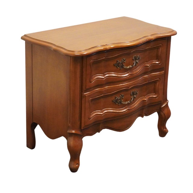 French Country Stanley Furniture Country French 29" Two Drawer Nightstand 26818 For Sale - Image 3 of 11
