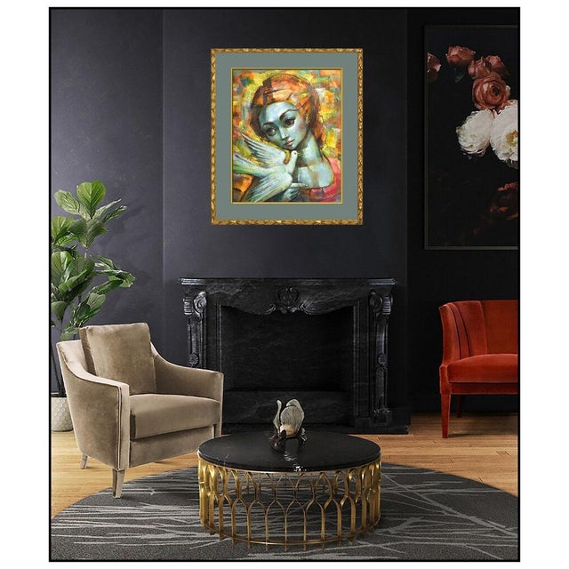 Message us to inquire about custom framing options! (Included for free with every purchase) The artwork here, "Peace", is...