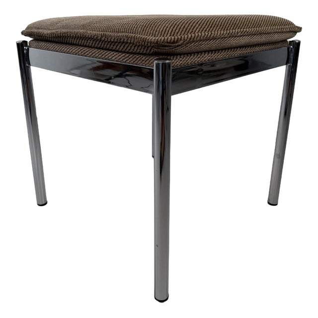 Space Age Chrome Stool from Mayer, Germany, 1970s For Sale