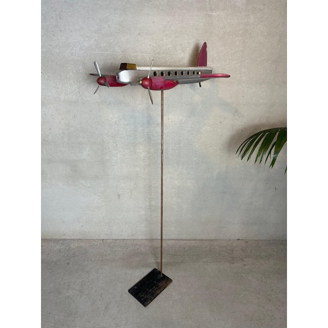 Vintage Toy Airplane in Wood For Sale - Image 16 of 16
