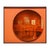 Orange Glass and Lacquered Wood Frame Mirror Moon by Reda Amalou Design For Sale - Image 15 of 15