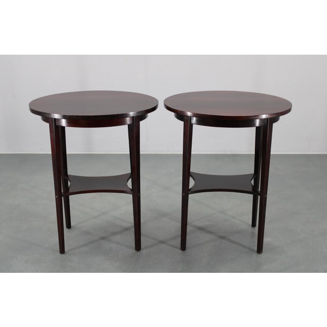 Wood No. 206 Side Tables from Thonet, Former Czechoslovakia, 1930s, Set of 2 For Sale - Image 7 of 18