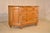 19th century English pine dresser base with bowed front. This piece has a lovely two board top and a scalloped and beveled...