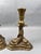 Rococo 1920s Pair of Mottahedeh Brass Serpentine Dolphin Koi Fish Candlestick Holders For Sale - Image 3 of 6