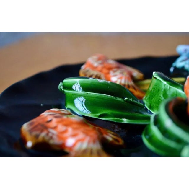 Ceramic French Riviera Style Ceramic Fish Bowl, 1960s For Sale - Image 7 of 9