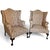 Tan Timeless Sophistication for Your Home: A Pair of Premium Chippendale-Style Wingback Chairs by Hickory Furniture For Sale - Image 8 of 9