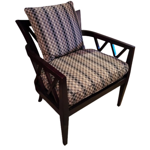 Barbara Barry for Baker Furniture Double X-Back Chair | Chairish