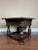 1910s Antique English Side End Table Small Square Carved Oak Jacobean Revival C1910 For Sale - Image 5 of 18