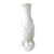 Vintage Chinese White Porcelain Vase – Fine Bone China - Cabbage Leaf Pattern For Sale