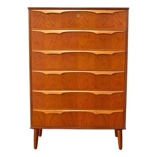 Trekanten–Hestbæk 6 Drawer Teak Dresser Designed by Claus Okholm For Sale