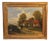 J. Metzler, Village Scene, 1898, Oil Painting on Board, Framed For Sale
