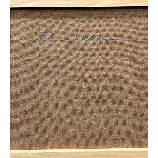Jean Krille, Landscape 141, Oil on Masonite For Sale - Image 13 of 14