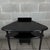 Wood Console Table in Black Lacquered Wood For Sale - Image 7 of 11