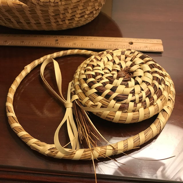 Charleston Sweetgrass Baskets (One by Ellis Family) a Pair Chairish