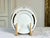 Metal Vintage Sonia Rykiel Le Crillon Paris Porcelain Plate | Black & Gold Hotelware (19 Cm) For Sale - Image 7 of 12
