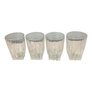 Vintage Federal Glass Co. Park Avenue Pattern Shot Glasses - Set of 4