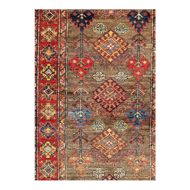 Kazak is a modern shape of old Caucasian rugs which strictly adheres to traditional design elements of the Caucasus. It...