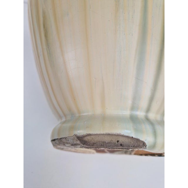 Glazed Stoneware Vase by Grégoire Lebon, Belgium, 1940s For Sale - Image 12 of 16