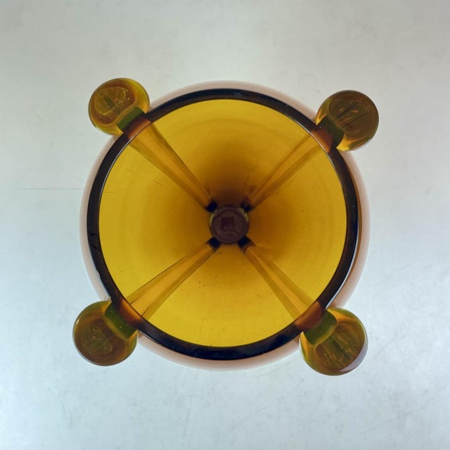 1990s Murano Vase by Tina Aufiero for Venini, 1997 For Sale - Image 5 of 14