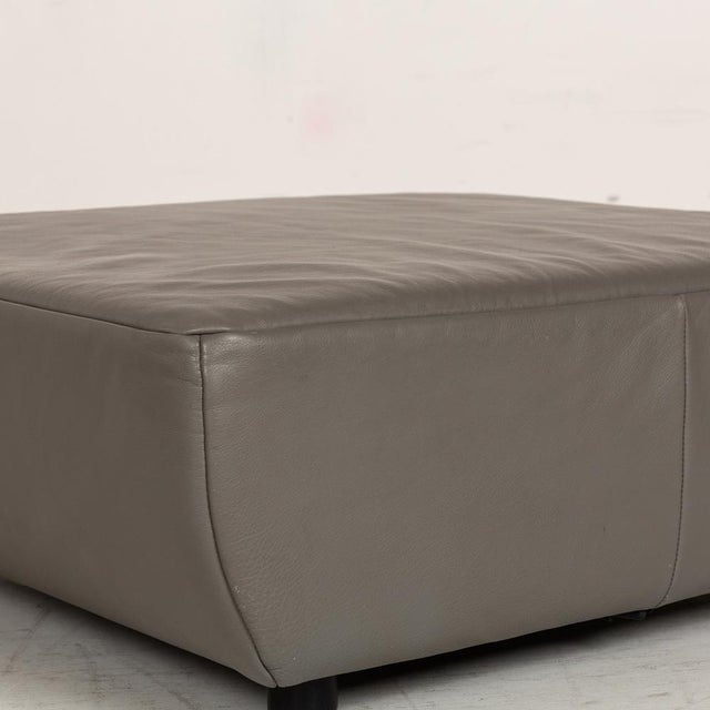 Modern Freestyle Leather Stool from Rolf Benz For Sale - Image 3 of 7