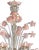 Early 21st Century Venetian Gold and Pink Floral Murano Glass Chandelier For Sale - Image 4 of 13