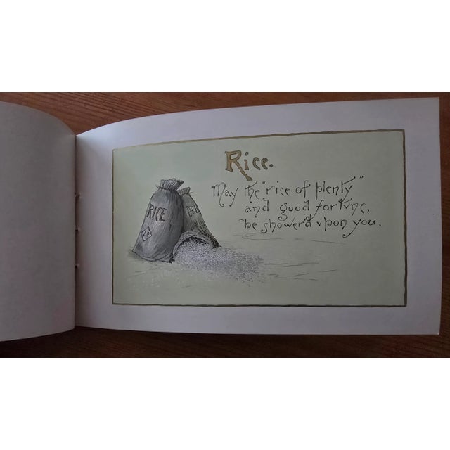 L. Prang 1889 Chromolithography Good Luck Book For Sale - Image 4 of 8