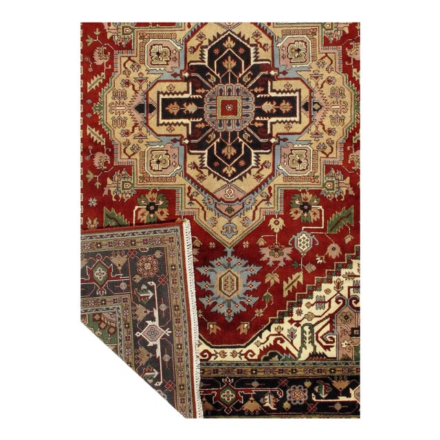 Traditional 2020s Serapi Design Hand-Knotted For Sale - Image 3 of 5